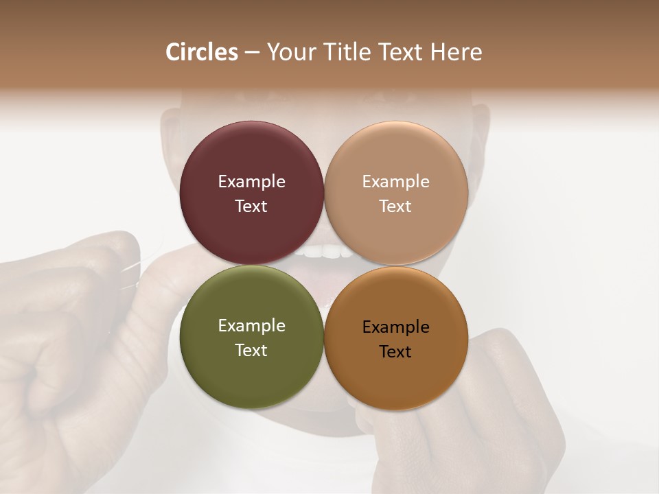 Portrait Older Retirement PowerPoint Template