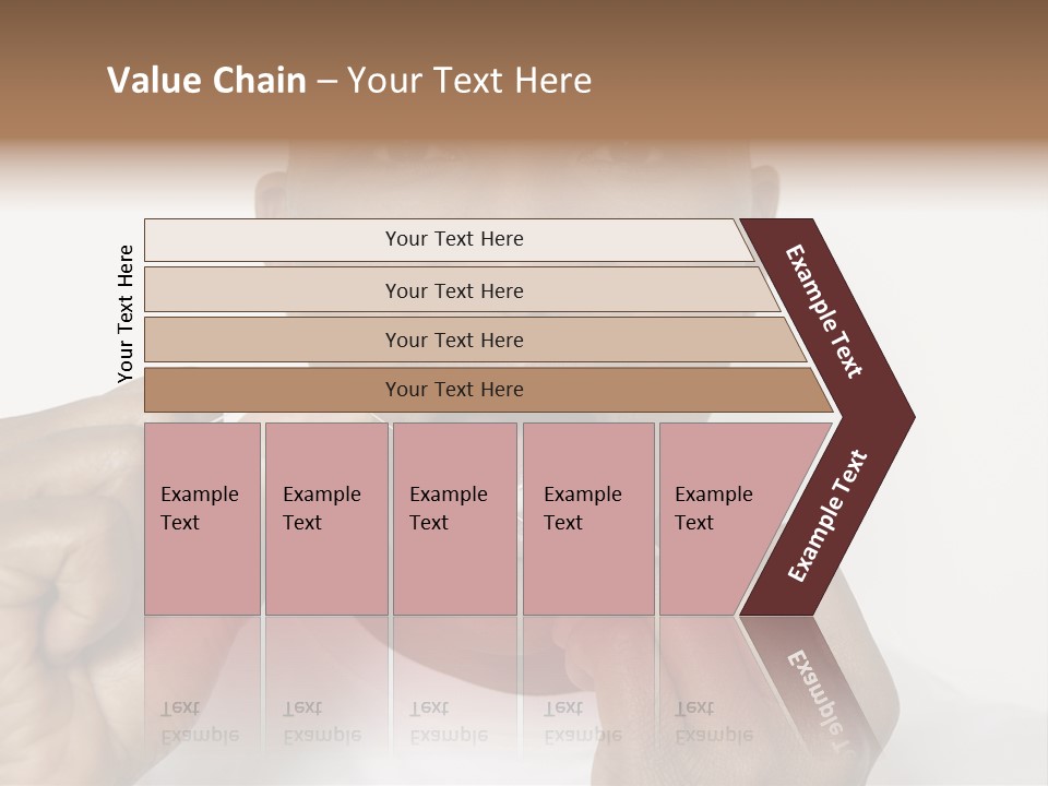 Portrait Older Retirement PowerPoint Template