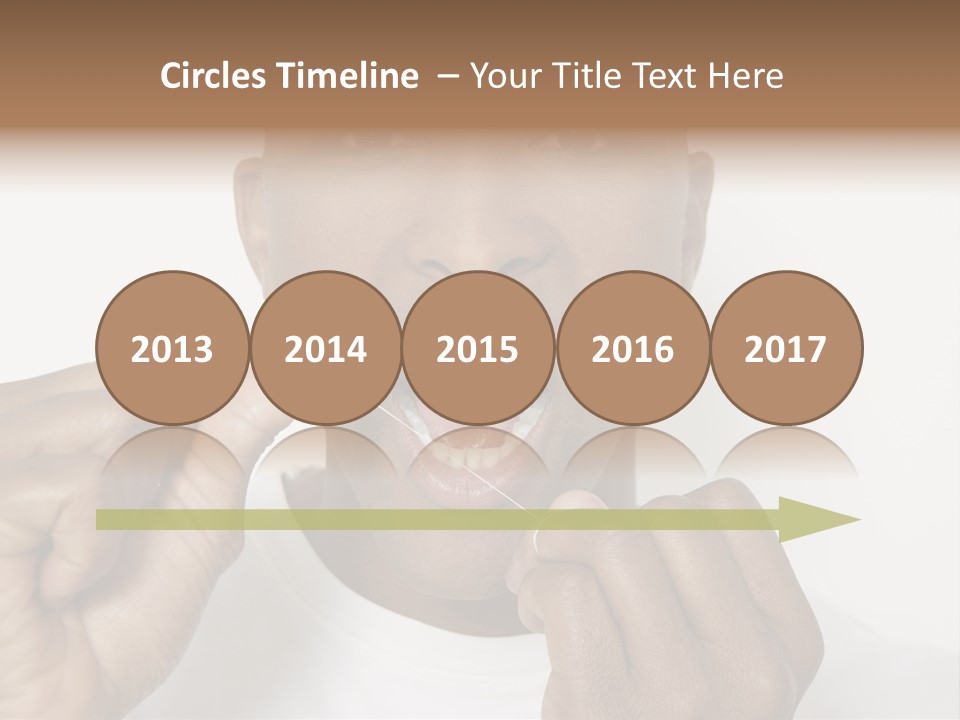 Portrait Older Retirement PowerPoint Template