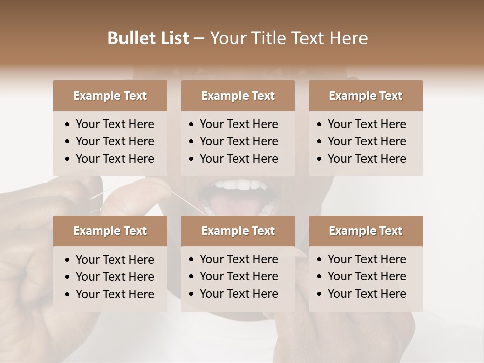 Portrait Older Retirement PowerPoint Template