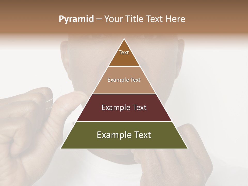 Portrait Older Retirement PowerPoint Template