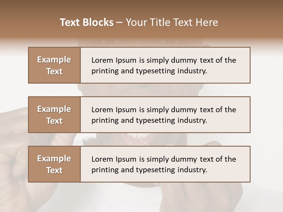 Portrait Older Retirement PowerPoint Template