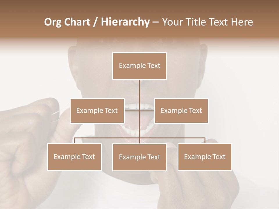 Portrait Older Retirement PowerPoint Template