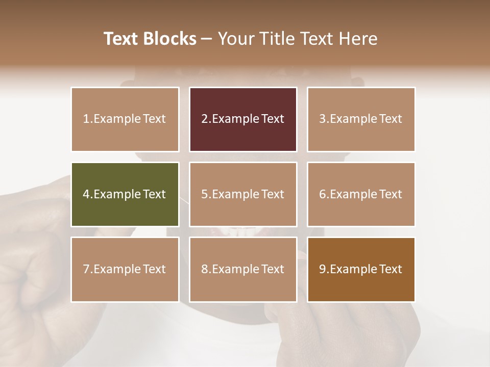 Portrait Older Retirement PowerPoint Template