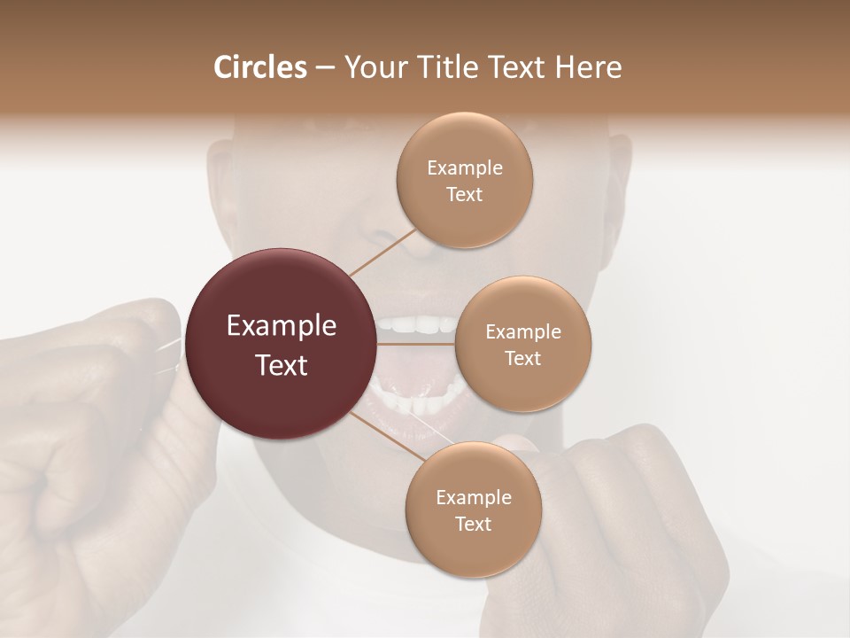 Portrait Older Retirement PowerPoint Template