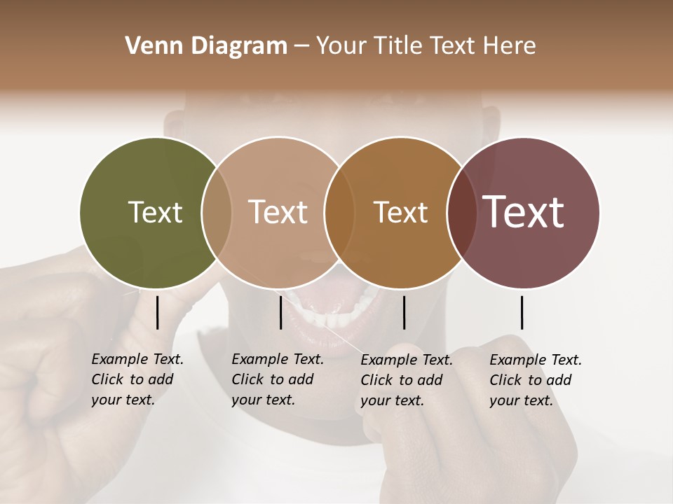 Portrait Older Retirement PowerPoint Template