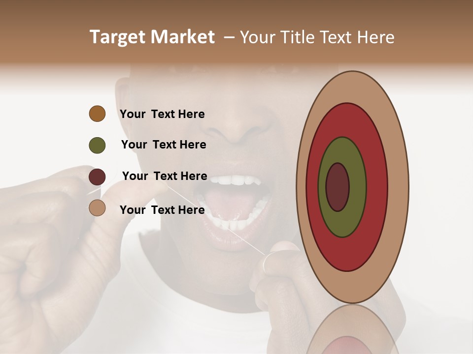 Portrait Older Retirement PowerPoint Template