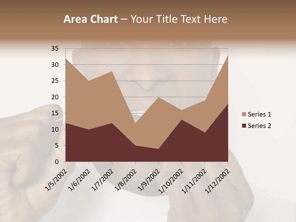 Portrait Older Retirement PowerPoint Template