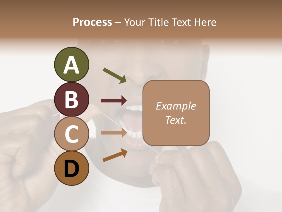 Portrait Older Retirement PowerPoint Template