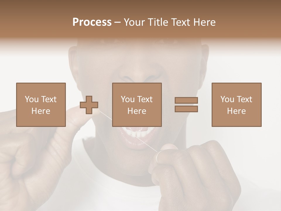 Portrait Older Retirement PowerPoint Template