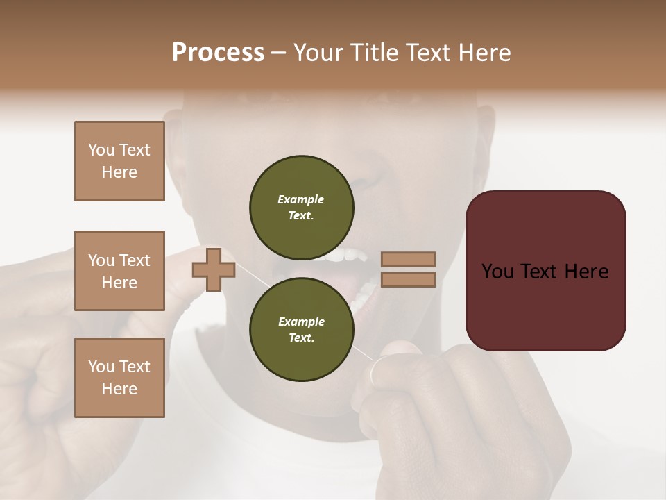 Portrait Older Retirement PowerPoint Template