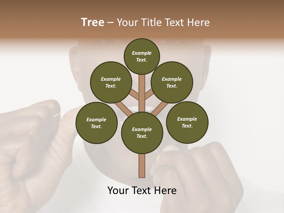 Portrait Older Retirement PowerPoint Template