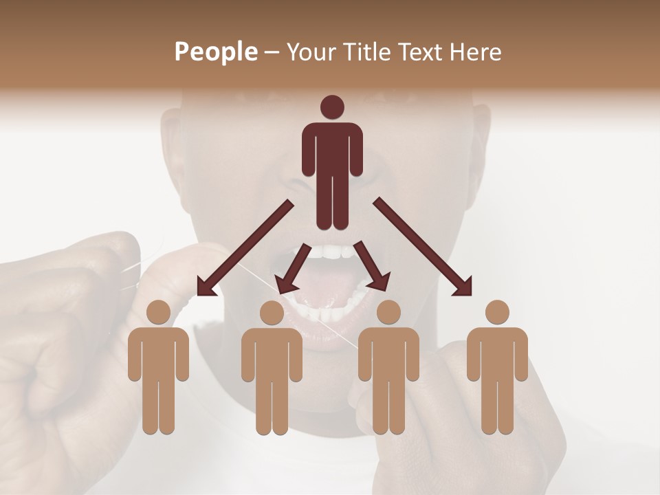 Portrait Older Retirement PowerPoint Template