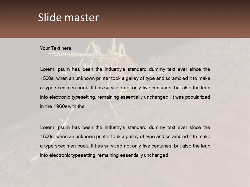 Daughter Water Elderly PowerPoint Template