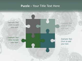 Caucasian Water Older PowerPoint Template