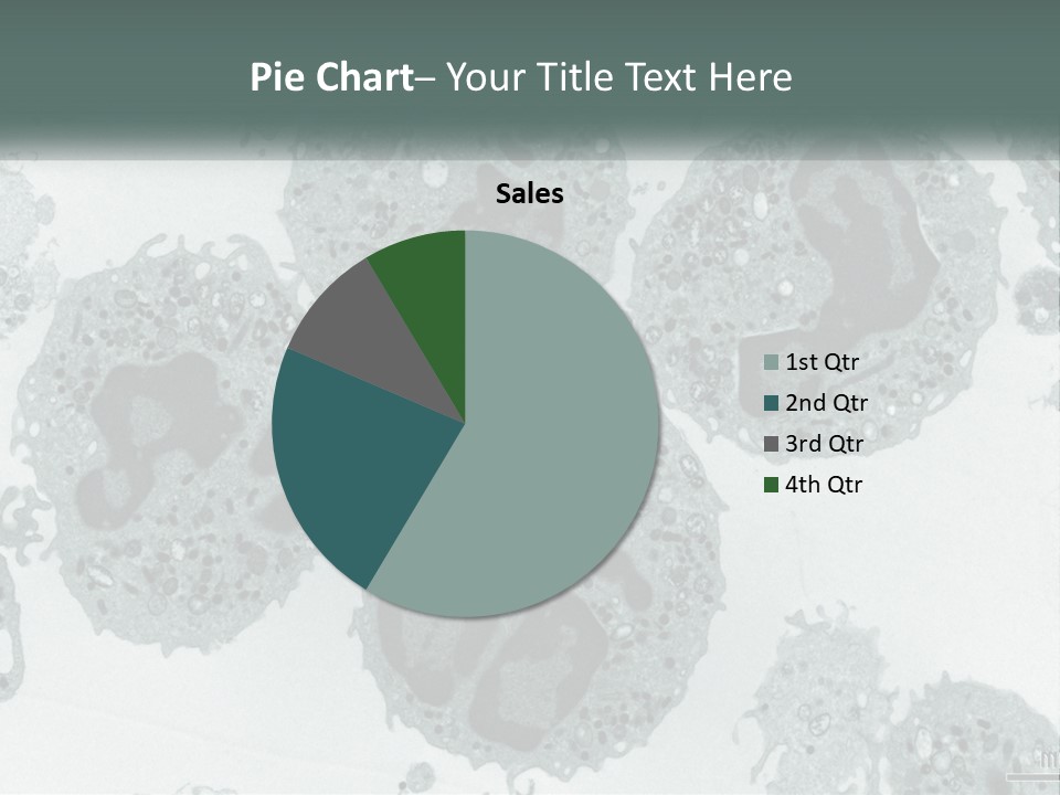 Caucasian Water Older PowerPoint Template