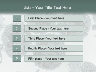 Caucasian Water Older PowerPoint Template