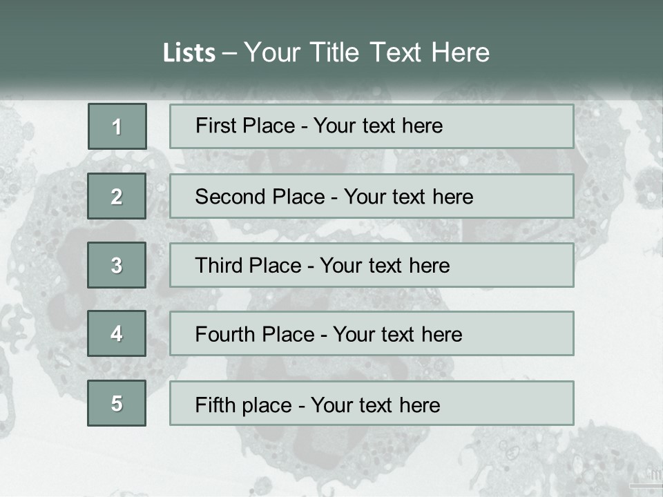 Caucasian Water Older PowerPoint Template