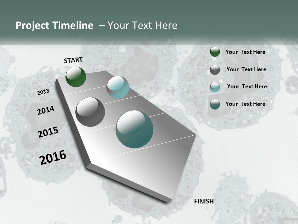 Caucasian Water Older PowerPoint Template