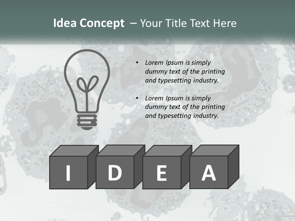 Caucasian Water Older PowerPoint Template