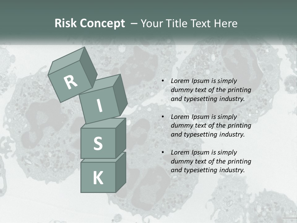 Caucasian Water Older PowerPoint Template