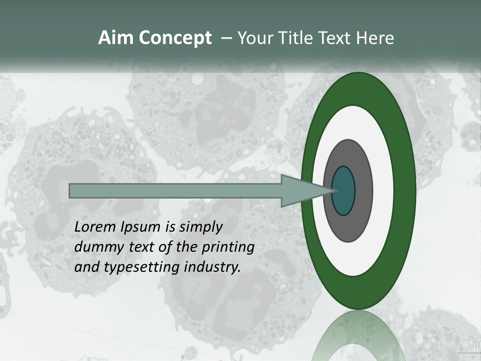 Caucasian Water Older PowerPoint Template