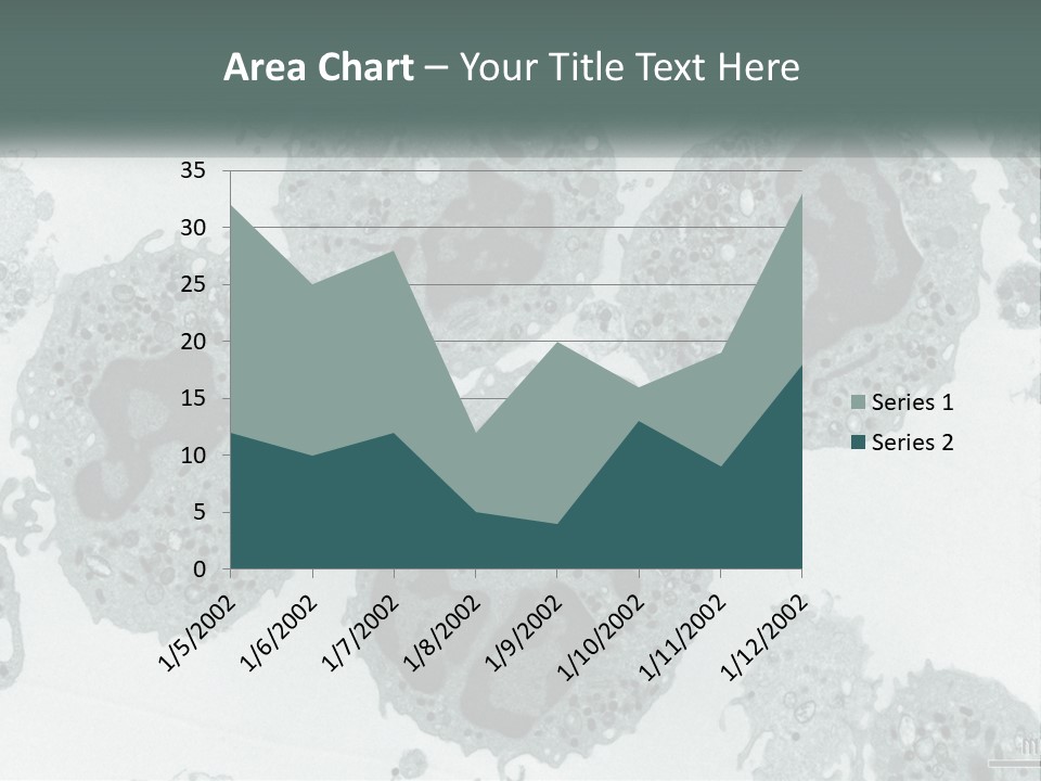 Caucasian Water Older PowerPoint Template