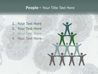 Caucasian Water Older PowerPoint Template