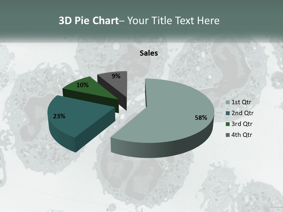 Caucasian Water Older PowerPoint Template