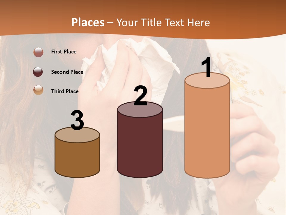 Portrait Daughter Single PowerPoint Template