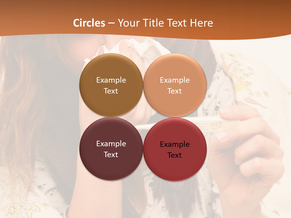 Portrait Daughter Single PowerPoint Template