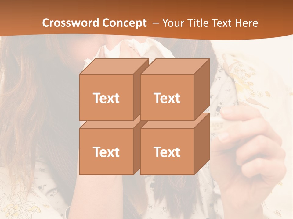 Portrait Daughter Single PowerPoint Template