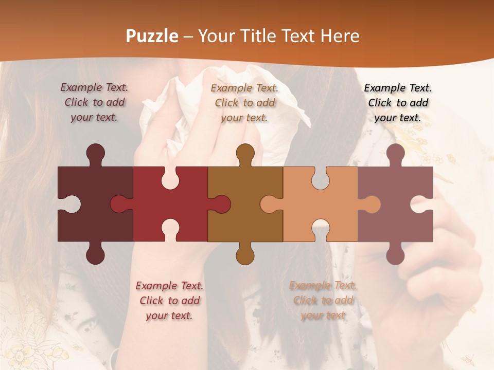 Portrait Daughter Single PowerPoint Template