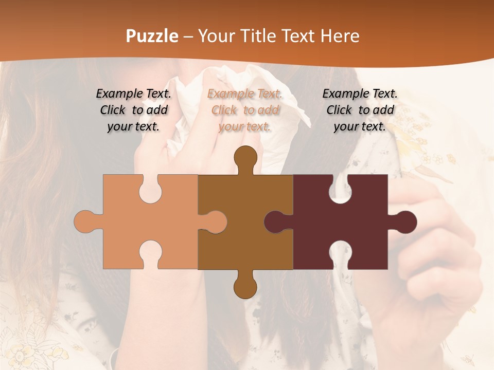 Portrait Daughter Single PowerPoint Template