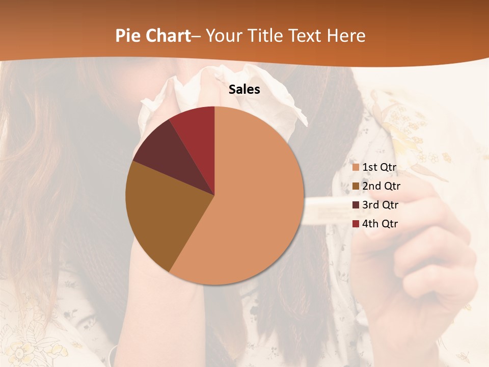 Portrait Daughter Single PowerPoint Template