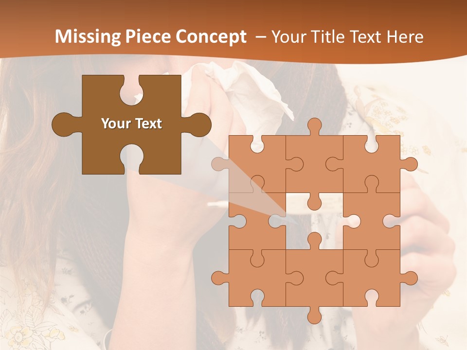 Portrait Daughter Single PowerPoint Template