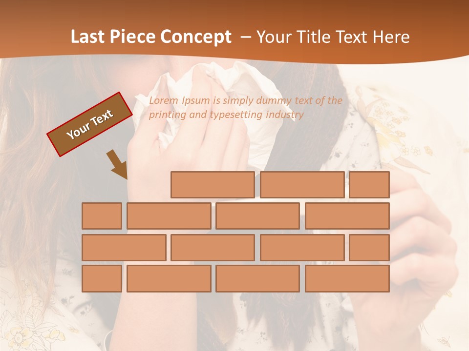 Portrait Daughter Single PowerPoint Template