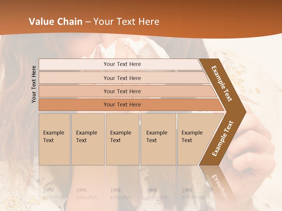 Portrait Daughter Single PowerPoint Template