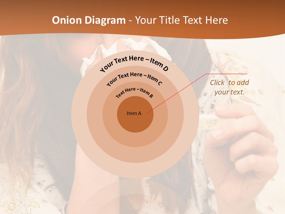 Portrait Daughter Single PowerPoint Template