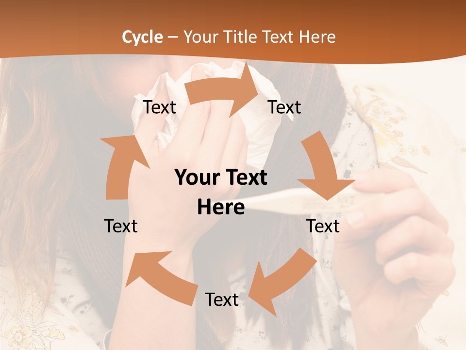 Portrait Daughter Single PowerPoint Template