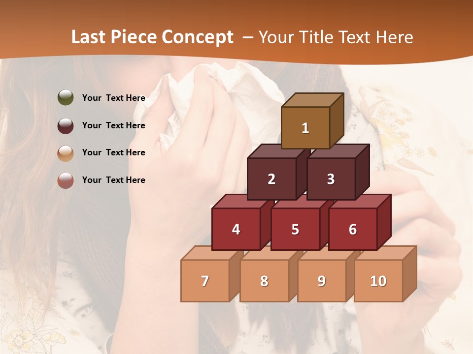 Portrait Daughter Single PowerPoint Template