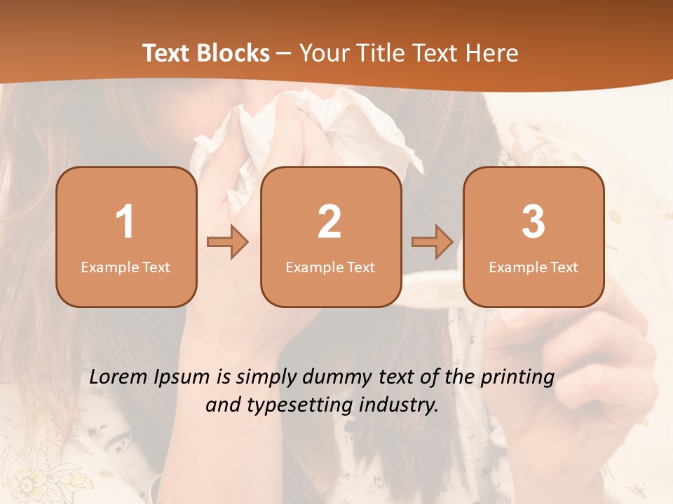 Portrait Daughter Single PowerPoint Template