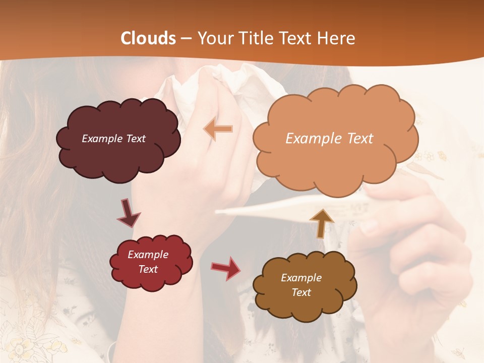 Portrait Daughter Single PowerPoint Template