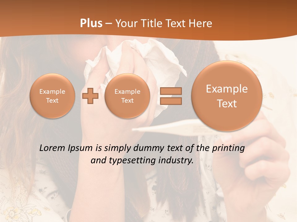 Portrait Daughter Single PowerPoint Template