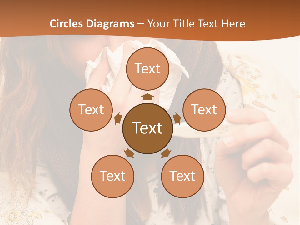 Portrait Daughter Single PowerPoint Template