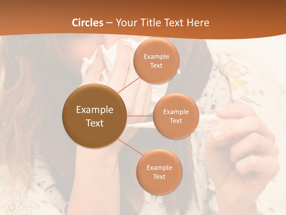 Portrait Daughter Single PowerPoint Template