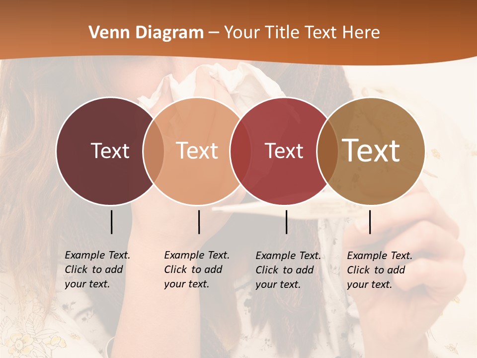 Portrait Daughter Single PowerPoint Template