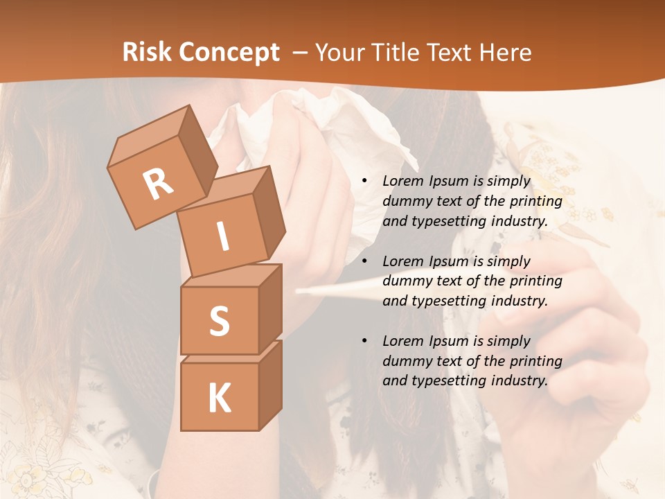 Portrait Daughter Single PowerPoint Template