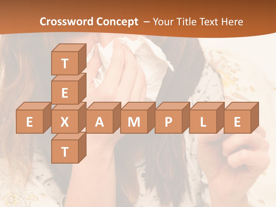 Portrait Daughter Single PowerPoint Template