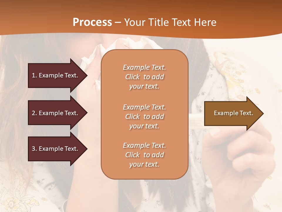 Portrait Daughter Single PowerPoint Template